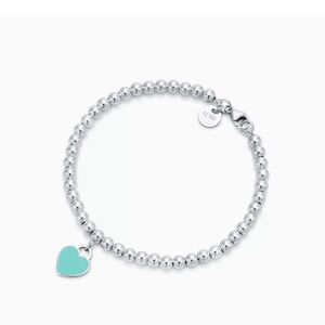 Tiffany & Co. Silver and Blue bead bracelet